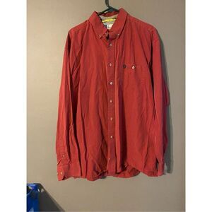 George Strait By Wrangler Vintage Red And Blue Button Up XL